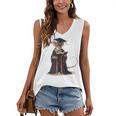 Cute Mouse Reading Book Graduation Women's V-Neck Tank Top Cute Mouse Reading Book Graduation Women's V-Neck Tank Top