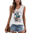 Dark Romance Romantasy Easily Distracted By Dragons & Books Women's V-Neck Tank Top