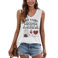 Dark Romance Smutt Book Merch Just A Good Girl STFUATTDLAGG Women's V-Neck Tank Top Dark Romance Smutt Book Merch Just A Good Girl STFUATTDLAGG Women's V-Neck Tank Top