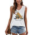 Dog Cooking The Books Women's V-Neck Tank Top