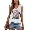 Easily Distracted By Books Read Goose Lover Bookworm Reading Women's V-Neck Tank Top