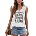 Easily Distracted By Plants Cats & Books Planting Gardening Women's V-Neck Tank Top