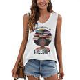 Education Is Freedom Teacher History Month Books Lover Women's V-Neck Tank Top Education Is Freedom Teacher History Month Books Lover Women's V-Neck Tank Top