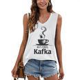 But First Kafka Coffee For Literature & Book Lovers Women's V-Neck Tank Top