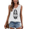 Gothic Goth Girl Woman Movie Book Art Women's V-Neck Tank Top Gothic Goth Girl Woman Movie Book Art Women's V-Neck Tank Top