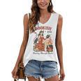 Halloween Bookish Witchy Book Club Hot Girls Read Women's V-Neck Tank Top