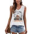 Haunted By My TBR Boo Halloween Book Lover Librarian Women's V-Neck Tank Top Haunted By My TBR Boo Halloween Book Lover Librarian Women's V-Neck Tank Top