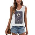 High Priestess Tarot Art Celestial Mystic Book Lover Women's V-Neck Tank Top High Priestess Tarot Art Celestial Mystic Book Lover Women's V-Neck Tank Top