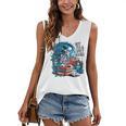 Hot Tea & Spicy Books Skeleton Reader Women's V-Neck Tank Top