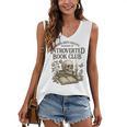 Introverted Book Club Member Anti Social Reader Women's V-Neck Tank Top Introverted Book Club Member Anti Social Reader Women's V-Neck Tank Top