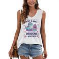 Just A Girl Who Loves Dragons And Books Lover Reading Book Women's V-Neck Tank Top
