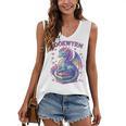 Just a Girl Who Loves Dragons And Books Women's V-Neck Tank Top