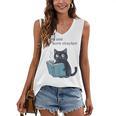 Just One More Chapter Bookworm Cat Book Lover Women's V-Neck Tank Top Just One More Chapter Bookworm Cat Book Lover Women's V-Neck Tank Top