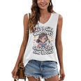 Kawaii Cat And Books Just A Girl Who Loves Both Women's V-Neck Tank Top