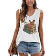 Life Is Better With Butterflies And Books Cute Butterfly Women's V-Neck Tank Top