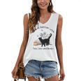 Life Is Better With Tea Cats And Books Cat Sayings Women's V-Neck Tank Top Life Is Better With Tea Cats And Books Cat Sayings Women's V-Neck Tank Top