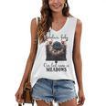 Meadows Baby Our Last Name Is Meadows Dark Romance Smut Book Women's V-Neck Tank Top Meadows Baby Our Last Name Is Meadows Dark Romance Smut Book Women's V-Neck Tank Top