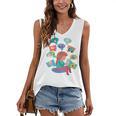 Memes Speak Louder Introvert Anti People Meme Lovers Quiet Women's V-Neck Tank Top