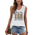I Have No Shelf Control Flower Book Bookish Women's V-Neck Tank Top I Have No Shelf Control Flower Book Bookish Women's V-Neck Tank Top