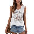 North Pole Readers Club Bookish Xmas Santa Book Reading Women's V-Neck Tank Top North Pole Readers Club Bookish Xmas Santa Book Reading Women's V-Neck Tank Top