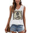 Poirot Mystery Books Vintage Detective Premium Tri-Blend Women's V-Neck Tank Top