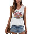 I Read Alotl Axolotl Retro Reading Books Lover Vintage Women's V-Neck Tank Top