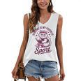 Reading Is My Favorite Sport Cat And Book Lover Women Women's V-Neck Tank Top