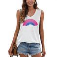 Secretly Bisexual Bi Introvert Bi Pride Antisocial LGBTQ Raglan Baseball Tee Women's V-Neck Tank Top