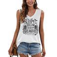 Sleepy Hollow Dead And Breakfast Please Book Ahead Women's V-Neck Tank Top