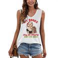 Smut Reader Christmas My Books May Be Naughty But I'm Nice Women's V-Neck Tank Top