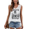 Smutty Spicy Book Smut Reader I Look Better Bent Over A Book Women's V-Neck Tank Top Smutty Spicy Book Smut Reader I Look Better Bent Over A Book Women's V-Neck Tank Top