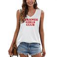 Strange Girls Club Weird Antisocial Introvert Humor Women's V-Neck Tank Top Strange Girls Club Weird Antisocial Introvert Humor Women's V-Neck Tank Top