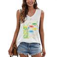 Superman Kryptonite Handbook Premium Tri-Blend Women's V-Neck Tank Top