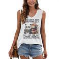 Teacher Bookworm Book Lover Panda Reading Book Librarian Tee Women's V-Neck Tank Top