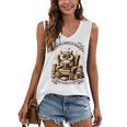 Wise Owl Reading Books Women's V-Neck Tank Top