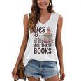 Yes I Really Do Need All These Books Coffee Women's V-Neck Tank Top Yes I Really Do Need All These Books Coffee Women's V-Neck Tank Top