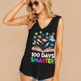 100th Day Of School Astronaut Books Space 100 Days Smarter Women's V-Neck Tank Top 100th Day Of School Astronaut Books Space 100 Days Smarter Women's V-Neck Tank Top
