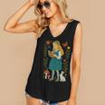 Alice In Wonderland Book Lover Lewis Carroll Rabbit Women's V-Neck Tank Top Alice In Wonderland Book Lover Lewis Carroll Rabbit Women's V-Neck Tank Top