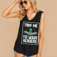 Alien Quote Take Me To Your Readers Sci-Fi Ufo Book Lover Women's V-Neck Tank Top Alien Quote Take Me To Your Readers Sci-Fi Ufo Book Lover Women's V-Neck Tank Top