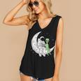 Astronaut Reading Book To Alien Moon Space Book Lover Men Women's V-Neck Tank Top Astronaut Reading Book To Alien Moon Space Book Lover Men Women's V-Neck Tank Top