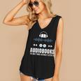 Audiobooks Listener Book Reading Lover Fun Women's V-Neck Tank Top Audiobooks Listener Book Reading Lover Fun Women's V-Neck Tank Top