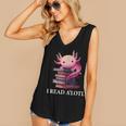 Axolotl Book Lover Librarian Reading Library Readers Women's V-Neck Tank Top Axolotl Book Lover Librarian Reading Library Readers Women's V-Neck Tank Top