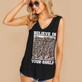 Believe In Your-Shelf Bookworm Book Shelf Reader Women's V-Neck Tank Top Believe In Your-Shelf Bookworm Book Shelf Reader Women's V-Neck Tank Top