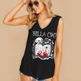 Bella Ciao Goodbye Beautiful Skull Book Of Dark Magic Occult Women's V-Neck Tank Top Bella Ciao Goodbye Beautiful Skull Book Of Dark Magic Occult Women's V-Neck Tank Top