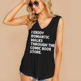 Best Comic Book Art For Men Women Comic Book Comics Lover Women's V-Neck Tank Top Best Comic Book Art For Men Women Comic Book Comics Lover Women's V-Neck Tank Top