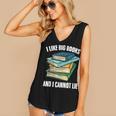 I Like Big Books And I Cannot Lie Book Reading Book Lover Women's V-Neck Tank Top