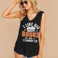 I Like Big Books I Cannot Lie School Librarian Book Lover Women's V-Neck Tank Top I Like Big Books I Cannot Lie School Librarian Book Lover Women's V-Neck Tank Top