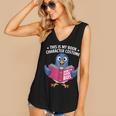This Is My Book Character Costume Cute Pigeon Kids Reading Women's V-Neck Tank Top