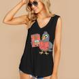 This Is My Book Character Costume- Pigeon Kids Reading Women's V-Neck Tank Top