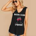 Book Club Squad Reading Bookworm Wine Lover Humor Women's V-Neck Tank Top Book Club Squad Reading Bookworm Wine Lover Humor Women's V-Neck Tank Top